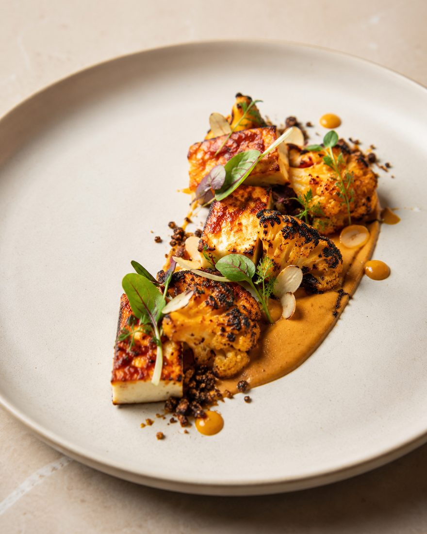 Nightgarden — Tandoori cauliflower and paneer, almond makhani, burnt chilli